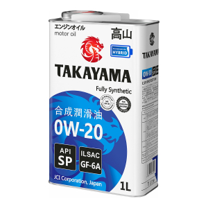 Моторное масло TAKAYAMA SAE 0w20 ILSAC GF-6A, 1л