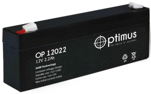 Аккумулятор для ИБП Optimus OP ОПС 12V2,2 12022 178*35*67
