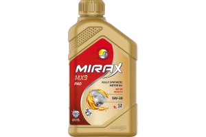 Моторное масло Mirax MX9 синт., 5W30 C3 SN 1 л
