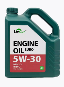 Моторное масло Livcar Engine Oil Euro 5w30 C2/C3 API SN/CF 4 л