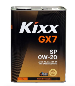 Моторное масло Kixx GX7 SP 0W-20 4L 