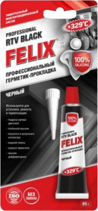 Профессиональный герметик-прокладка FELIX нейтральный чёрный 85 г