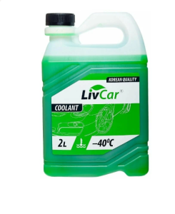 Антифриз Livcar Coolant -40 зеленый 2 л (всесезонный)
