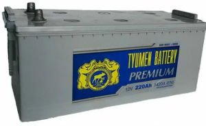 Аккумулятор Тюмень PREMIUM 6ст-220 евро конус 
