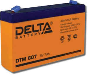 Аккумулятор для ИБП DELTA DTM ОПС 6V7 607 151*34*100