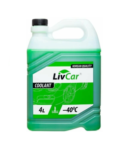 Антифриз Livcar Coolant -40 зеленый 4 л (всесезонный)