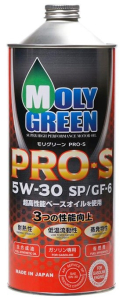 Моторное масло MolyGreen Pro S SP 5w30 1л