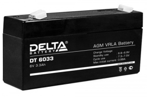 Аккумулятор для ИБП DELTA DT ОПС 6V3,3 6033 134*34*66