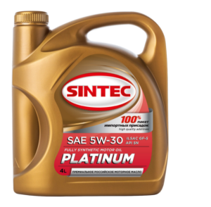 Моторное масло Sintec Platinum SAE 5W30 API SN GF-5 4 л