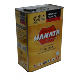 Масло трансмиссионное Hanata 75w90 GL-5 4 л