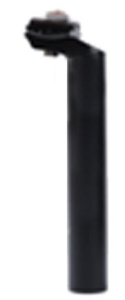 Подседельный штырь STG, 27,2*350мм, с зажимом, черный, алюм, с белым лого