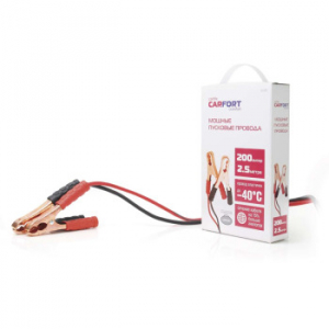 Стартовые провода CARFORT 200A 2,5м сумка в компл.