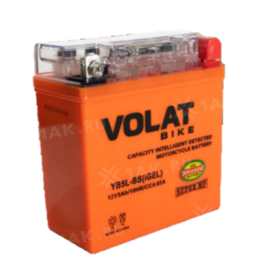 Аккумулятор VOLAT МОТО 5 Ah YB5L-BS(iGEL) R+ Китай