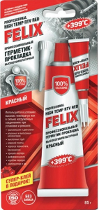 Профессиональный герметик-прокладка FELIX красный 85 г