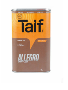 Моторное масло Taif Allegro 0W20 1л