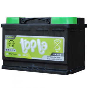 Аккумулятор Topla EcoDry AGM 6ст-70 оп TAB