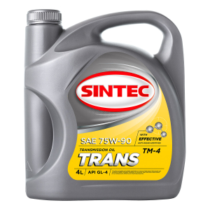 Масло трансмиссионное Sintec Trans TM4 SAE 75w90 GL-4 4 л
