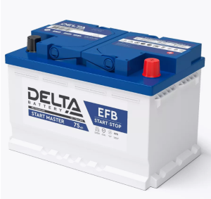 Аккумулятор Delta Start Master EFB 6ст-75