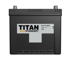 Аккумулятор TITAN ASIA STANDART 6ст-62 пп