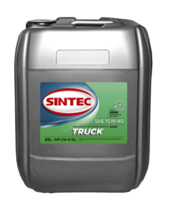 Моторное масло Sintec TRUCK SAE 10W40 API CH-4/SL 20 л