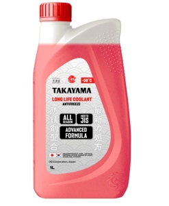 Антифриз TAKAYAMA RED Long Life Coolant -50С 1 л