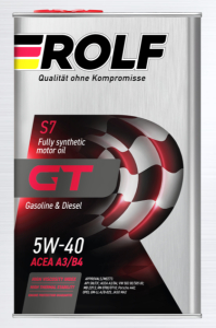 Моторное масло Rolf GT SAE 5w40 API SN/CF синт., 1л