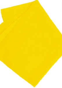 Полотенце микрофибровое желтое 40х40 см 380 г/см 