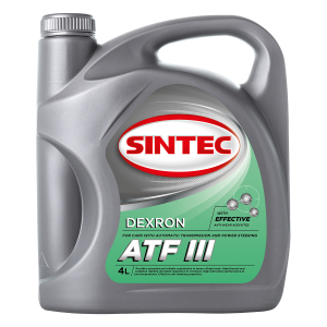 Масло трансмиссионное Sintec ATF lll Dexron 4 л