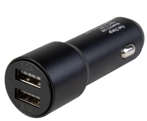 Зарядное устройство 12/24V Skyway 20W USB (QC 3.0) Type-C, черный