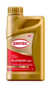 Моторное масло Sintec Platinum SAE 5W40 API SN/CF 1 л