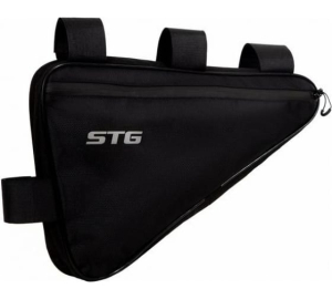 Велосумка под раму STG влагозащищенная, 40х26х5 см, 3.7 л, черный модель 555-553