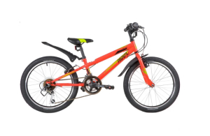 Велосипед Novatrack 20" Racer 12-скор., сталь, v-brake, красный