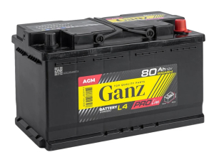 Аккумулятор Ganz Pro-Line AGM 6ст-80 L4 оп EN 800A 
