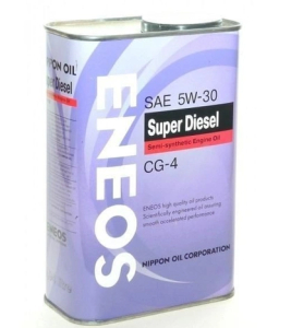 Моторное масло ENEOS Super Diesel Semi-Synthetiс API CG-4 SAE 5W-30 1л