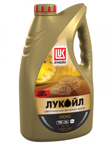 Моторное масло Лукойл-Люкс SAE 5W30 API SL/CF синт. 4L