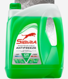 Антифриз Sibiria -40 зеленый 5 кг