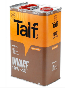 Моторное масло Taif Vivace 10W40 4 л