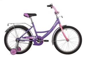 Велосипед Novatrack 20" Vector фиолетовый, торм. нож.