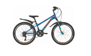 Велосипед Novatrack 24" Action, 14", 18-скор., сталь, синий