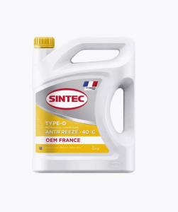 Антифриз Sintec OEM France Type-D yellow -40 5кг 