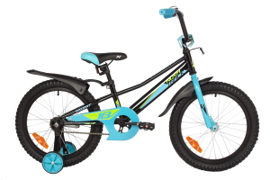 Велосипед Novatrack 18" Valiant, черный, торм. нож. 