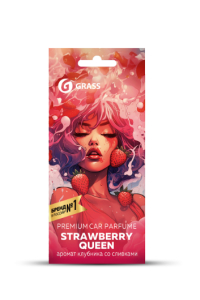 Ароматизатор воздуха картонный Grass "Strawberry queen"