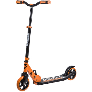 Самокат NOVATRACK JUNGLE сталь+пластик, склад., колеса PU 145*145 мм оранжевый