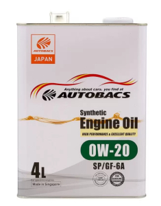 Моторное масло Autobacs Engine Oil FS 0w20 SР/GF-6А 4 л