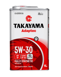 Моторное масло TAKAYAMA ADAPTEC 5W-30 GF-6A SP металл 1 л 