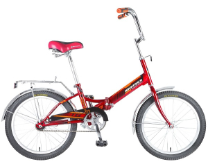 Велосипед Novatrack 20" TG-30 складной оранжевый,6 скор.