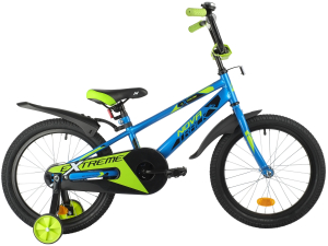 Велосипед Novatrack 18" Extreme, сталь, тор. нож., синий 
