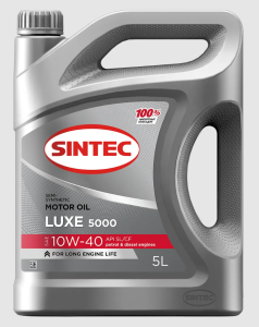 Моторное масло Sintec Luxe 5000 SAE SL/CF 10W40 5 л Акция