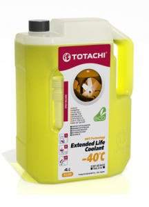 Антифриз TOTACHI ELC Yellow -40С 4 л
