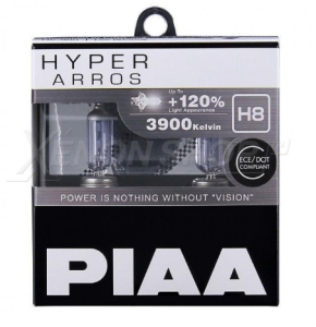Лампа накаливания автомобильная PIAA BULB HYPER ARROS 3900K HE-904 H8